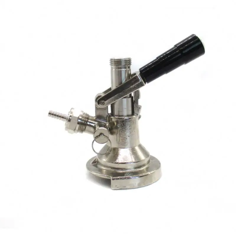 GB brass A type Keg coupler brew barrel spear connector with relieve valve