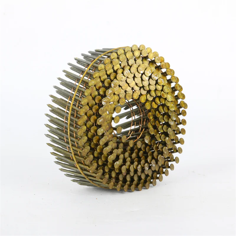 helical thread shank wire coil nails export