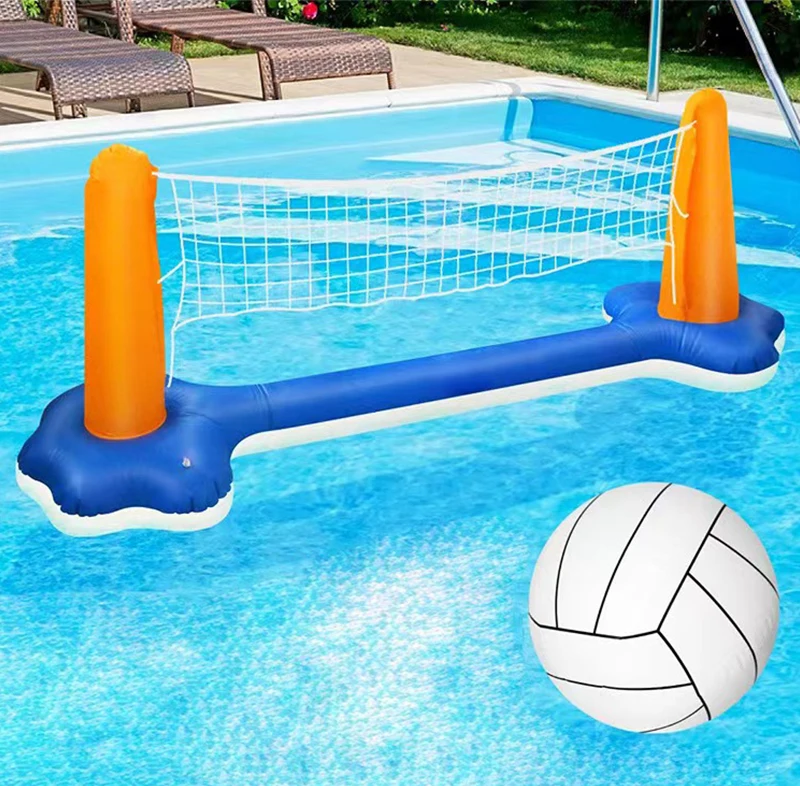 beach pool inflatable volleyball field set with acclarent balloon inflation kids inflatable water basketball court equipment