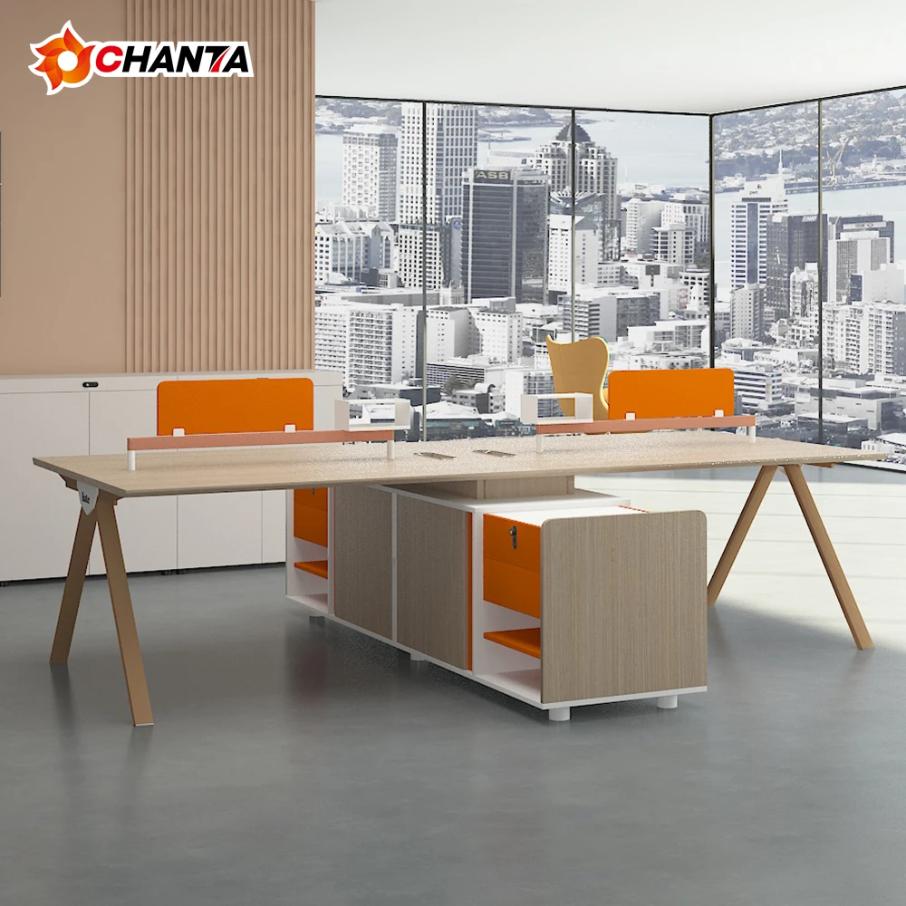 Modular office partition call center 2 4 6 person office desk modern office cubicle workstation