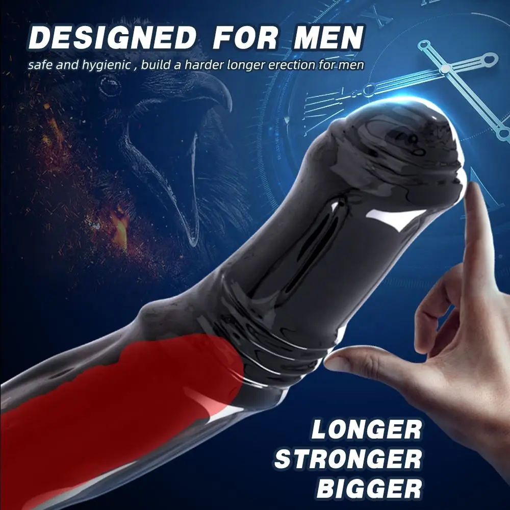 Horse Condom Tpe Material Sleeve Extender Penis Enlargement Delay Ejaculation Reusable Vibrator Massager Adult Sextoys For Men