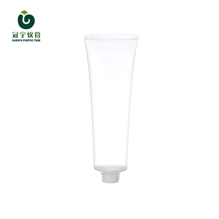 empty transparent food grade cosmetic plastic tube for packaging