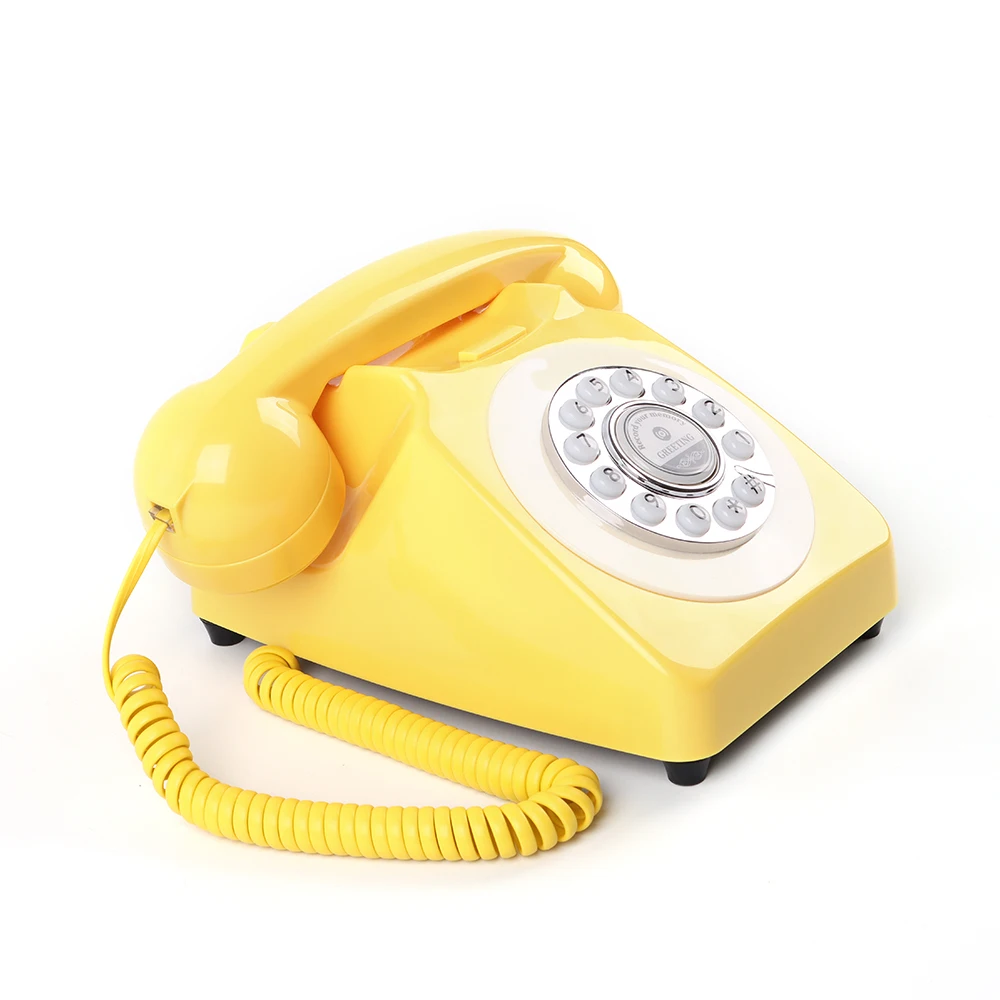 Wedding Guest Audio Book Antique Telephone Decorative Recording Phone Audio Guestbook for Party