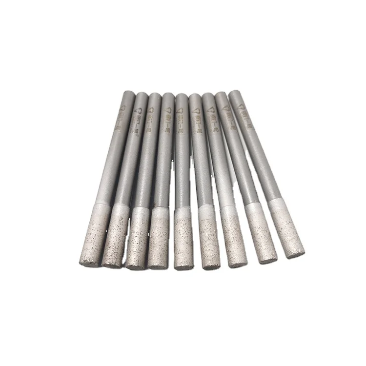 F series Sintered Diamond Tools CNC Engraving Bit For Carving Granite Relief End Milling Tool