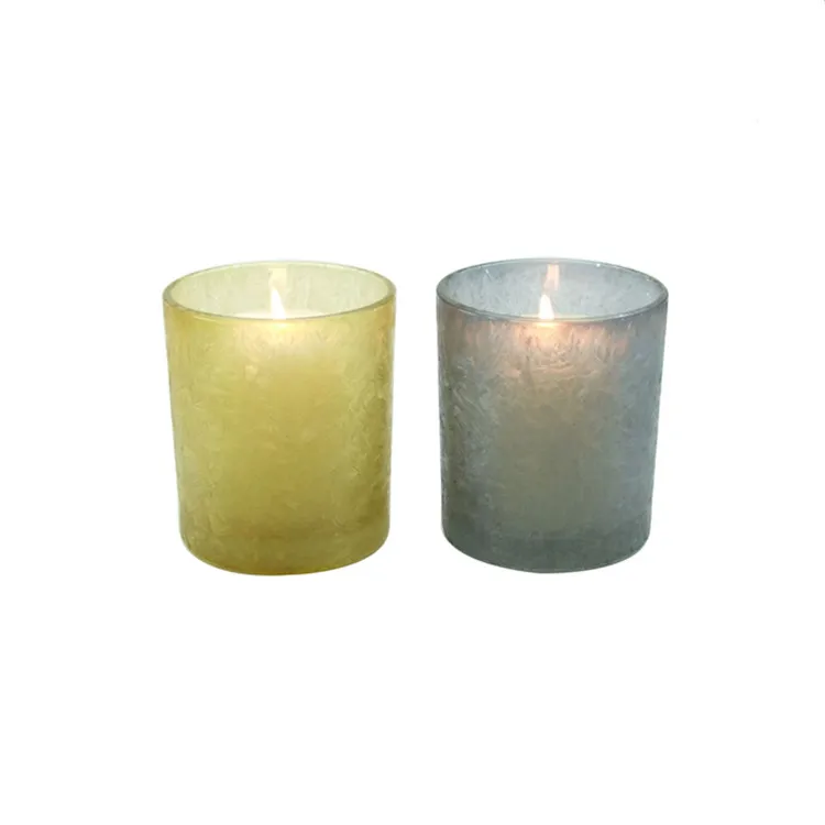 China Factory Promotion Murano Votive Jar Mercury Glass Candle Holders Wholesale With Best Quality