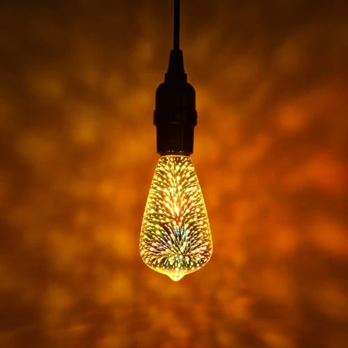 
3D A60 china led lamp decorative E27 E26 B22 led lights for home decorative 3d led lamp 
