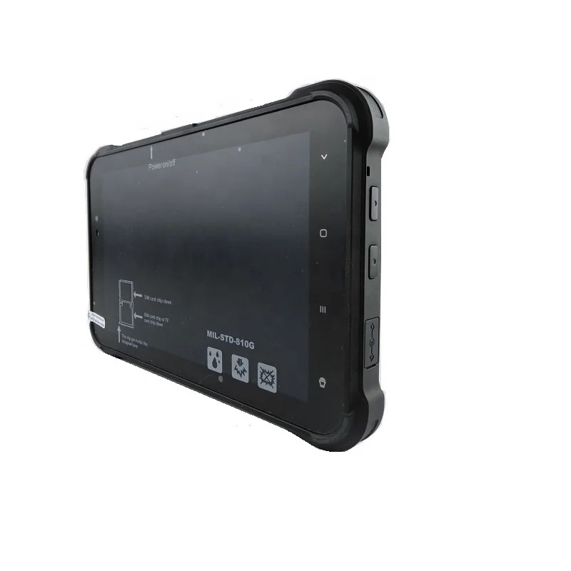 Industrial 8inch Tablet Rugged 4G LTE Wirelesss Rugged Tablet Android PDA Device Industrial Wifi with Barcode Reader