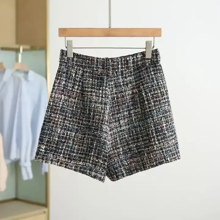 Hot Selling Wholesale Autumn New Full Sequined Shiny Shorts Nightclub Socialite Zipper Short Street Style Hot Pants Women