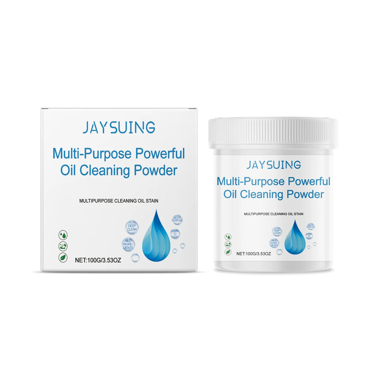 New product JAYSUING gentle formula quickly and effectively dissolves stubborn oil stains multi-purpose strong degreasing powder