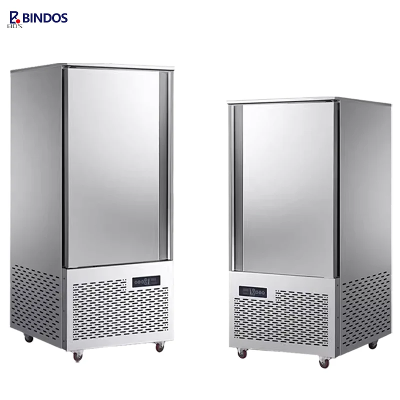 Commercial Chicken Blast Freezer -40℃ Ultra Low Temperature Quick Freezer Machine Kitchen Frozen Food Fast Freezing Chiller