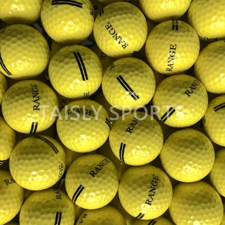 cheap golf ball practice ball yellow driving range ball