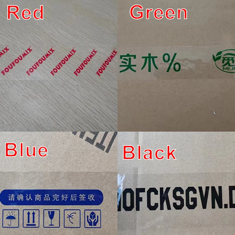 Recyclable print logo bopp adhesive tape jumbo roll packing tapes  for seal cartons