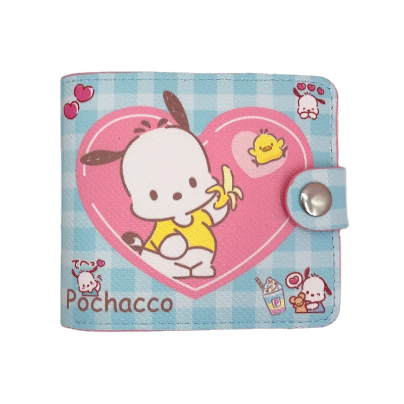 Linda новая Мелодия Корица короткий кошелек для девочек милый мультяшный складной из искусственной кожи держатель кредитных карт