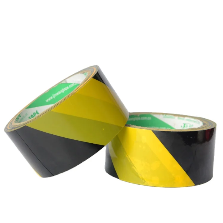 Yellow and Black Safety Signage Printed Field Outdoor Underground Road Warning Tape