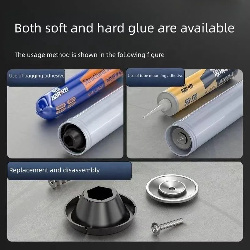 NEOBRISKEN Handheld electric caulking gun, rechargeable silicone gun, sealed electric silicone gun,portable electric gule gun