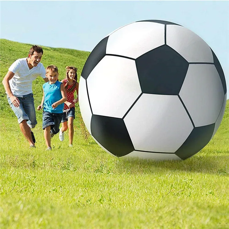 Wholesale inflatable large huge football toy promotional portable football with family friend for holiday