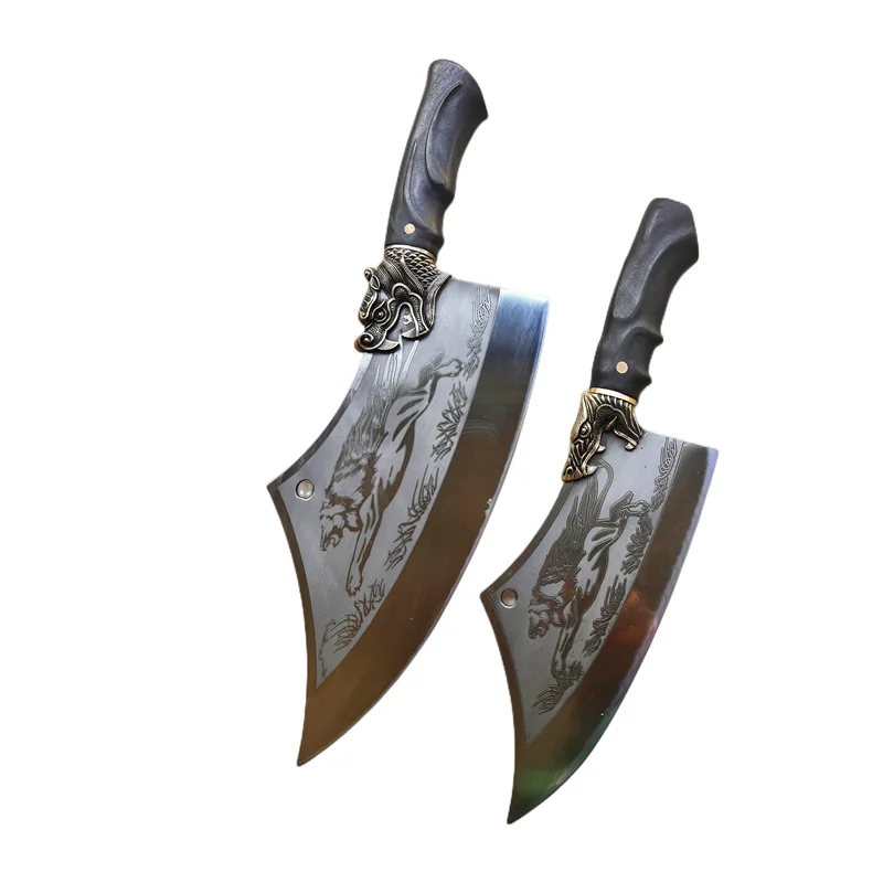 2023 new kitchen knife combination 15 and 12 inch two-piece set of high-quality chef knives customized by Chinese manufacturers