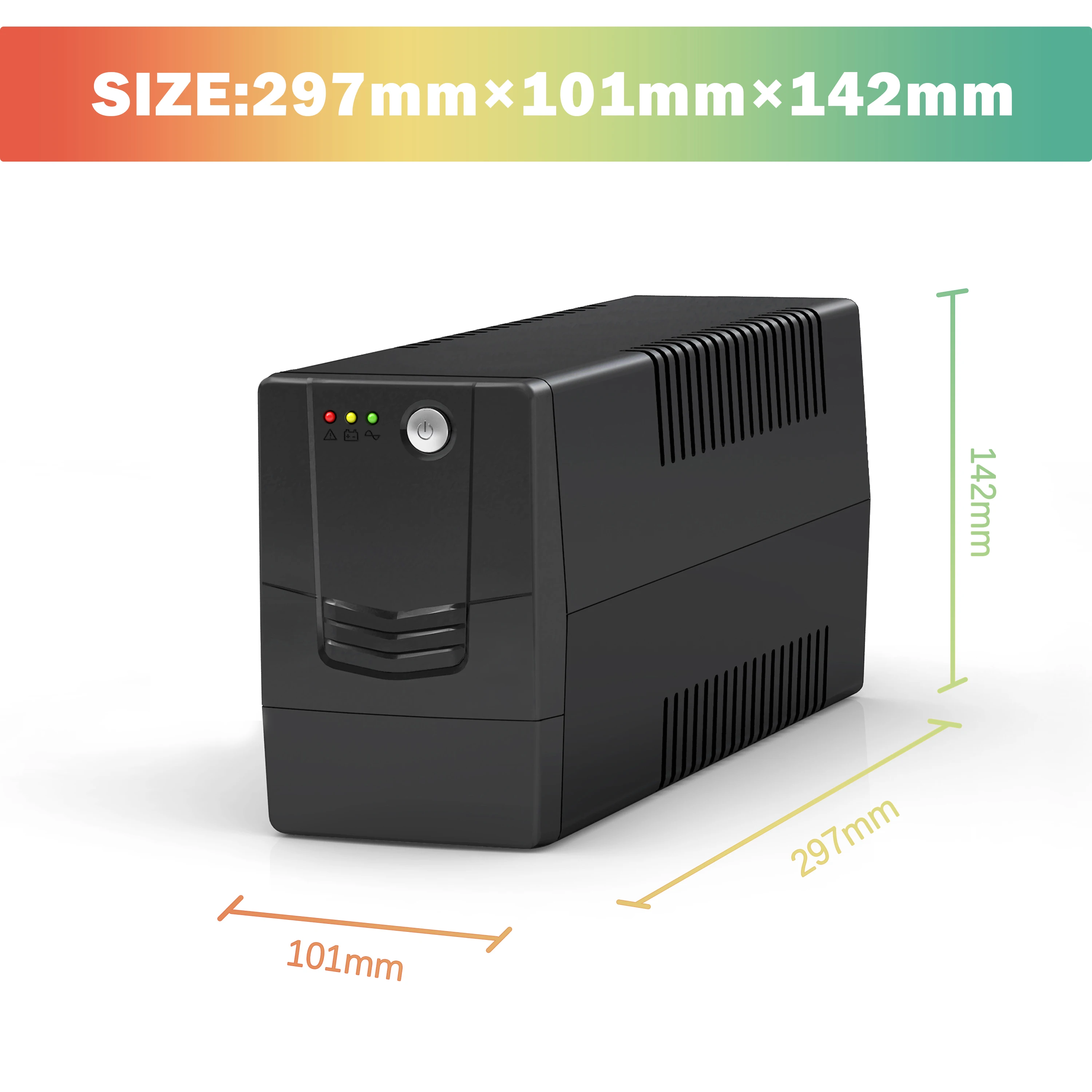 Inverter Ups High Frequency Line Interactive 12V 7ah UPS 650VA Power Supply