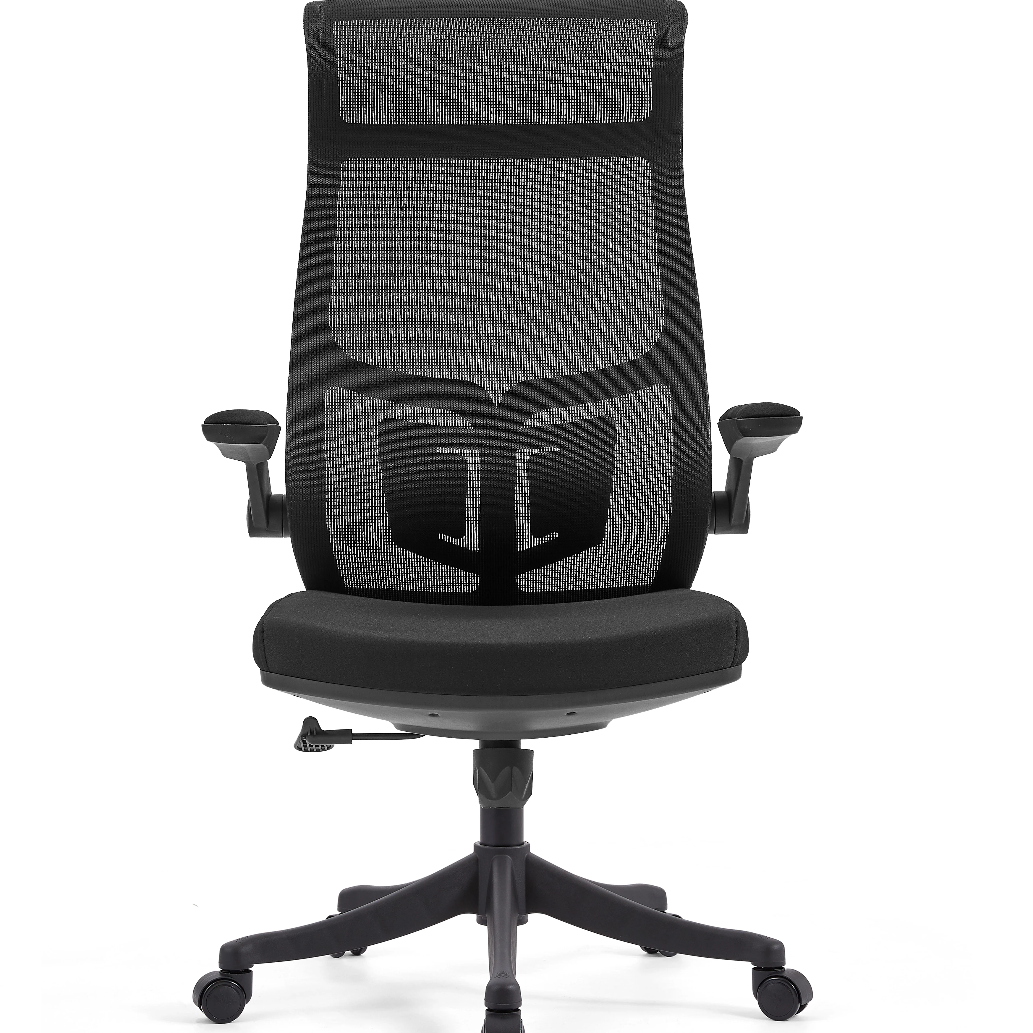 Modern High Back Furniture  Adjustable Swivel Recliner Ergonomic Headrest Quality Mesh Office Chair With Foldable Armrest