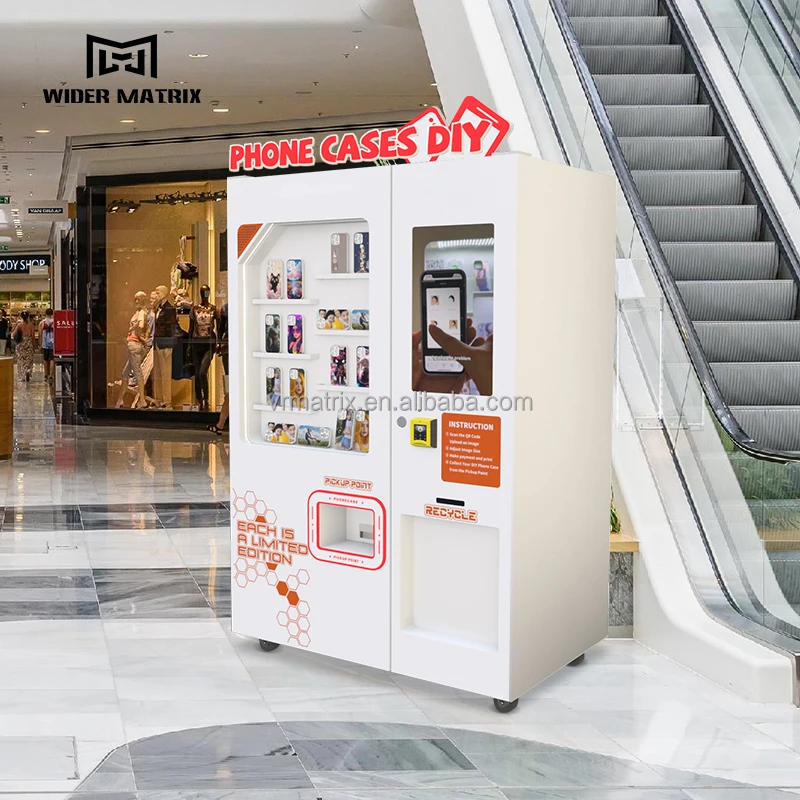 2024 New Type Wider Matrix Automatic Phone Case Custom Vending Machine DIY Phone Case Printing Machine