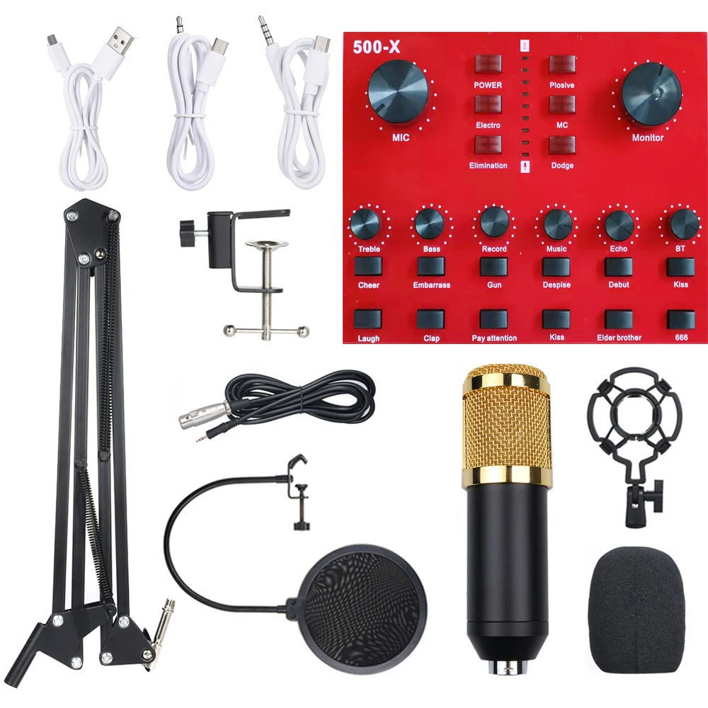 Внешняя звуковая стереокарта v8s 7,1 с usb, звуковая карта с интерфейсом для студийной записи