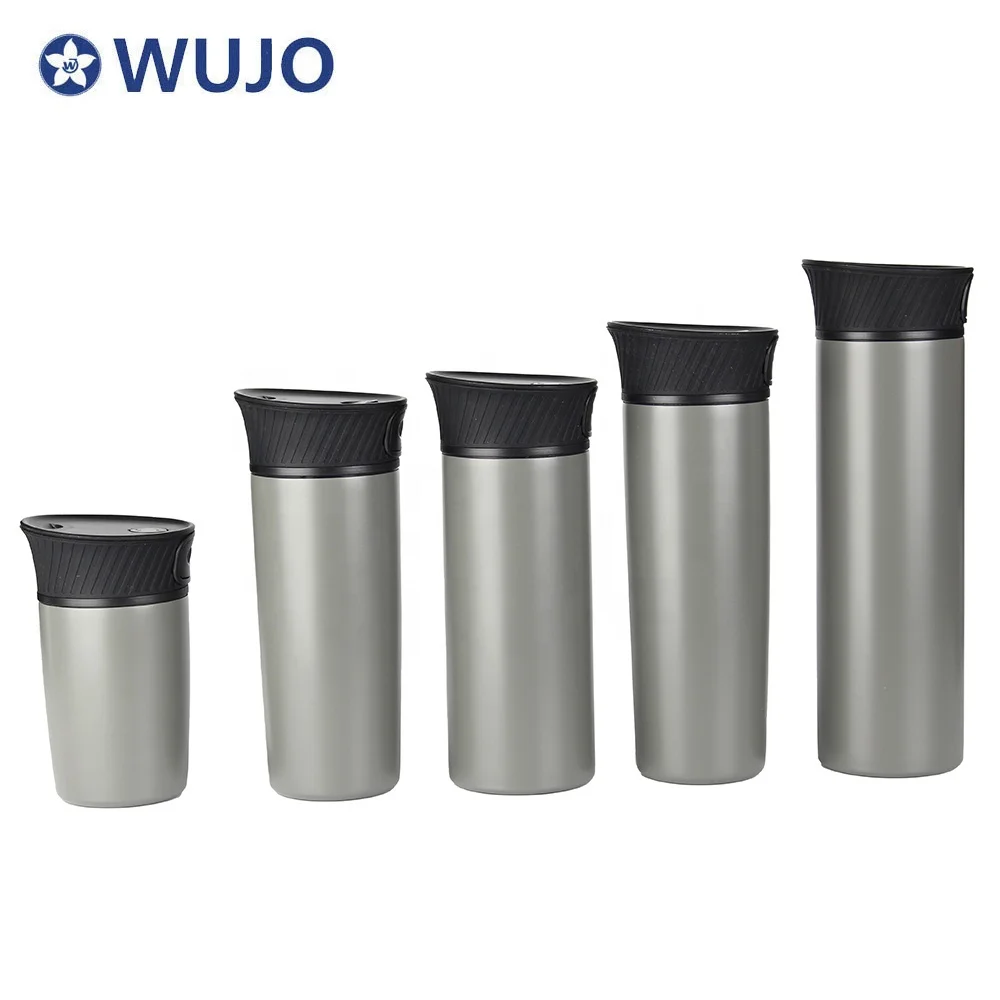 Custom Gifts Double Layer Stainless Steel Drinking Water Vacuum Cup Travel Coffee Mug Car Cup With Lid