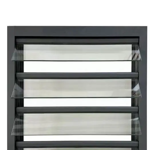 Modern Customized Windows With Built In Blinds Aluminium Glass Louver Blind Window