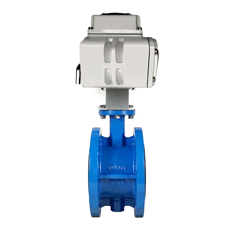 Cast Iron Body Epdm Soft Seal Double Flange Worm Gear butterfly Valve
