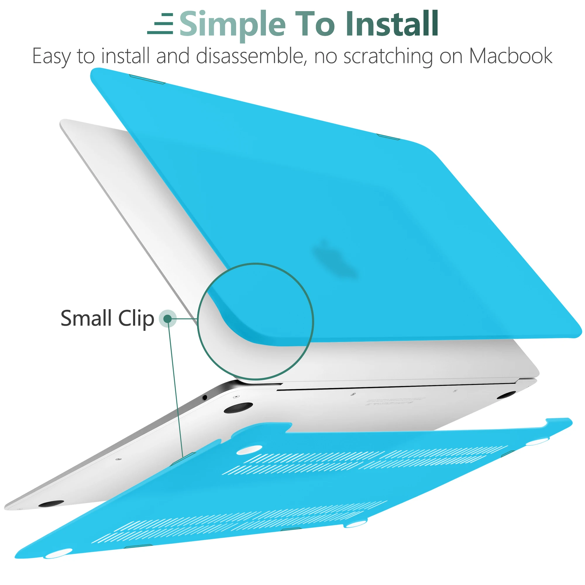 New Ultra Thin Hard Shell Laptop Case For Macbook 13.3 Air Case For Macbook Air 13.3 inch A1932/A2179/A2337 Cover Mac 13 Case