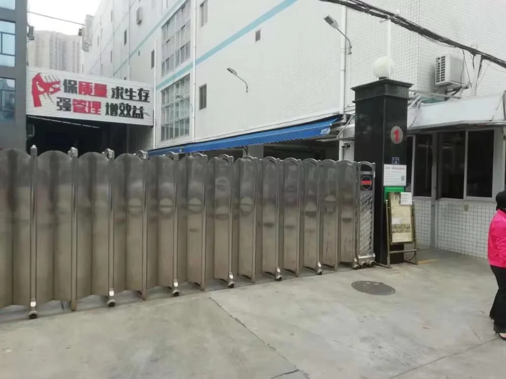 Security Entrance Gates Sliding Retractable Electric Gate Main Designs for School