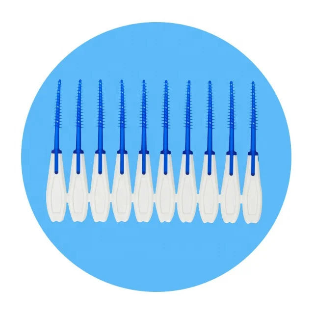 Factory Price high Quality rubber interdental brush gum soft