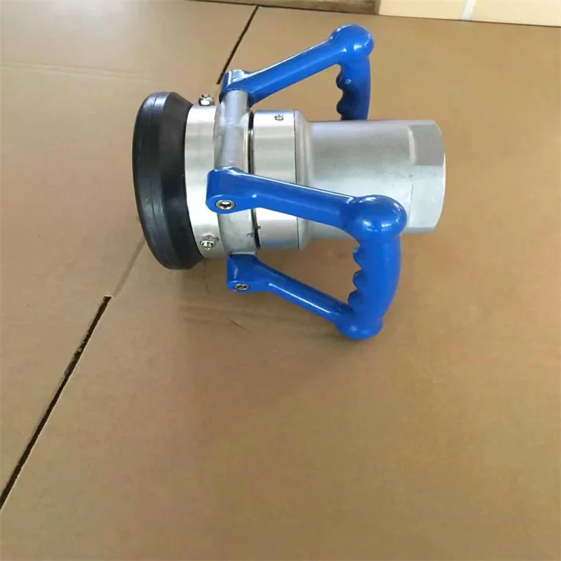 Dry break coupling 3' quick discharge coupler