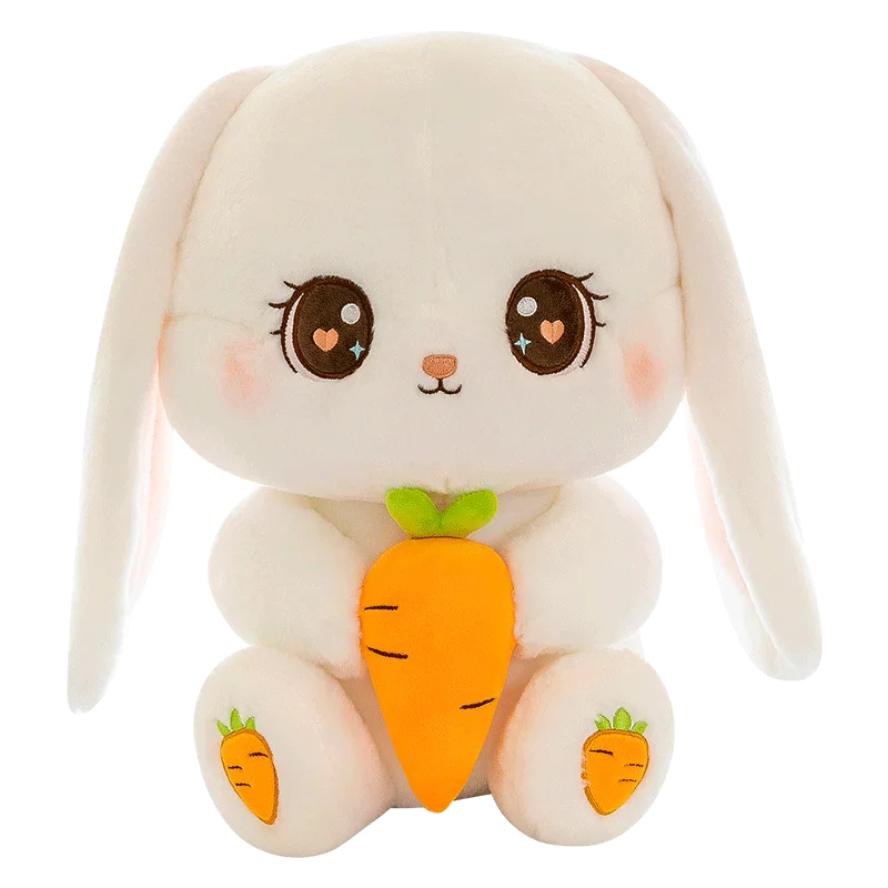 high quality skin friendly Carrot rabbit doll durable cute soft stuffed animal bunny plush toys