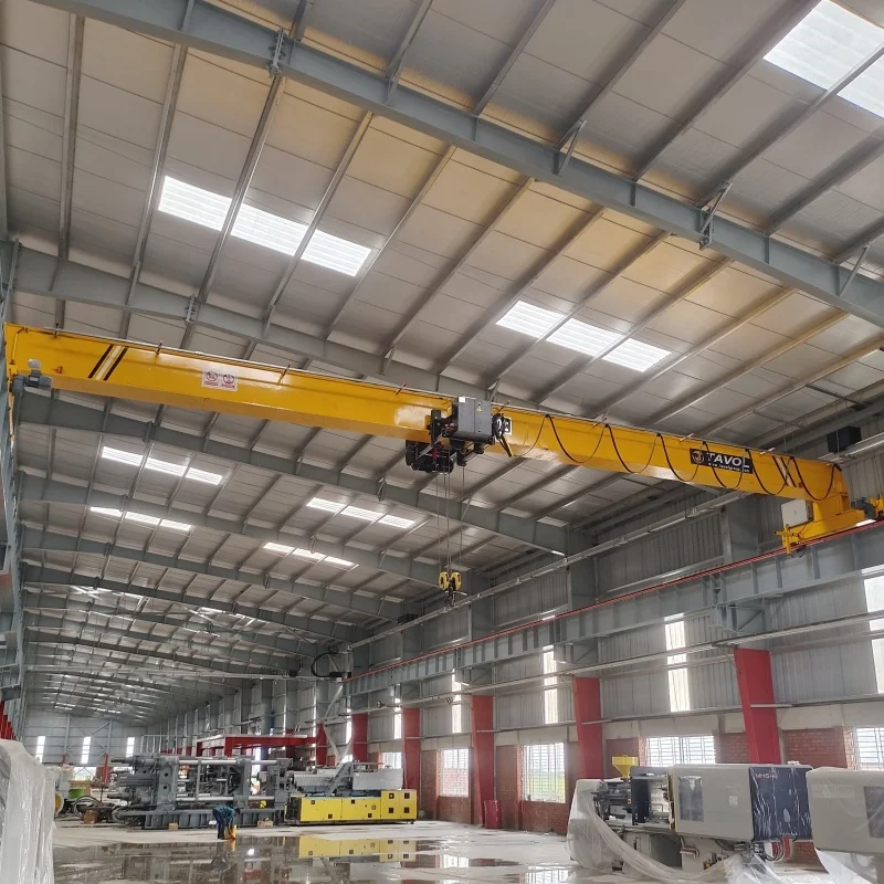 1ton 2ton 3ton 5ton 15ton Electric Single Girder Overhead/Bridge Traveling Crane for Warehouse
