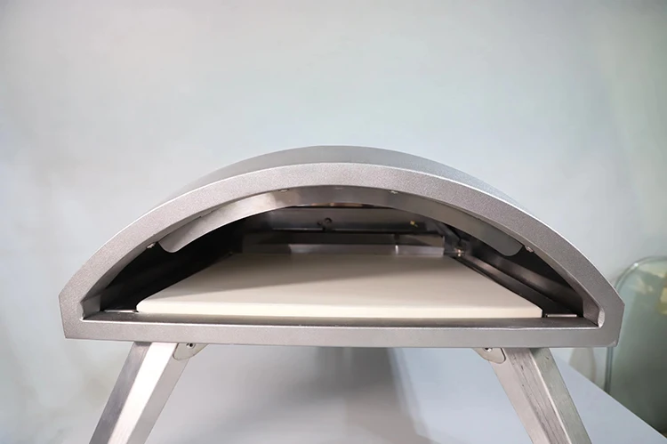 Portable commercial out door backyard mobile 12 inch gas pizza oven for sale