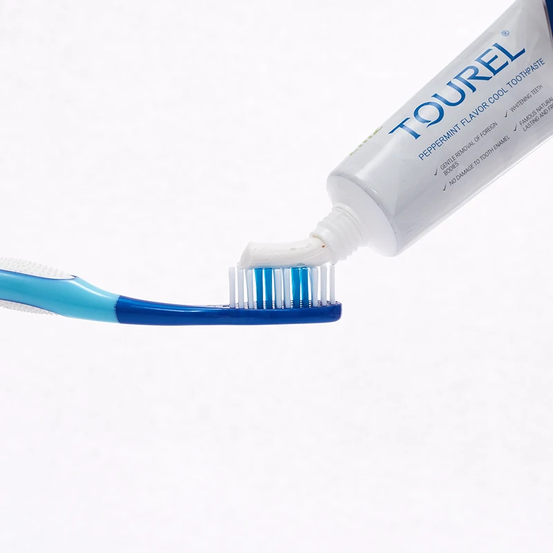 Wholesale OEM Logo Cheap Fluoride Free Natural Peppermint Flavored Teeth Whitening Toothpaste Manufacturer