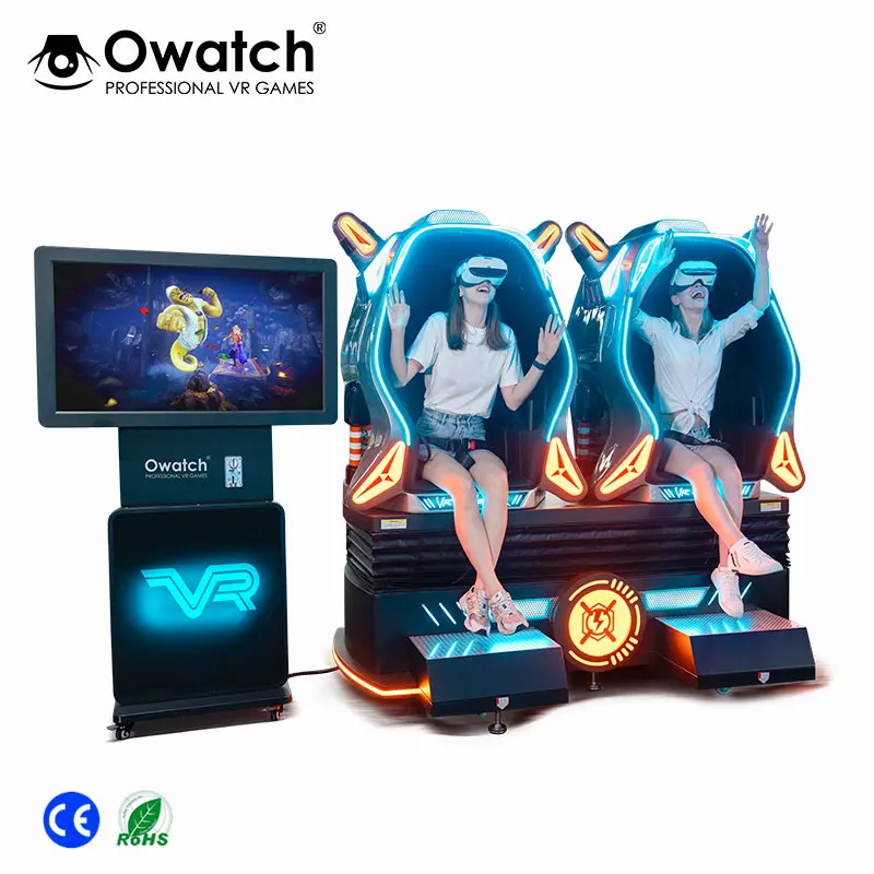 Colorful cabin newest 9d Egg Vr Cinema Owatch 9D Vr Cinema Simulator 9D Egg virtual reality machine