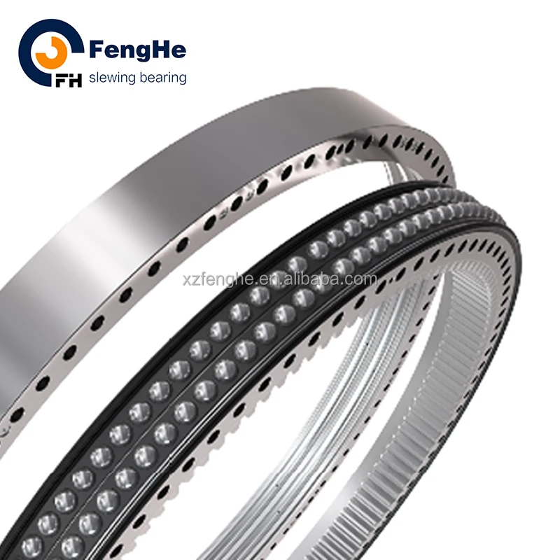 Cross-Roller Slewing Ring Bearing with External Gears