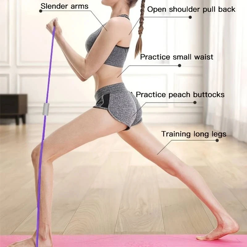 Figure 8 Gym Accessory Elastic Latex Fitness Equipment Stretching Exercise Bands Shoulder stretch bands arms chest expander