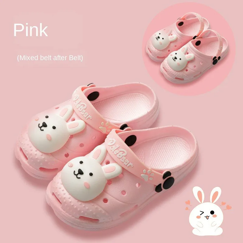 
Children Cartoon Shoes Summer Clogs Children Beach Sandals Kids Boys Girls Soft Non Slip Outdoor Toddler Slippers 