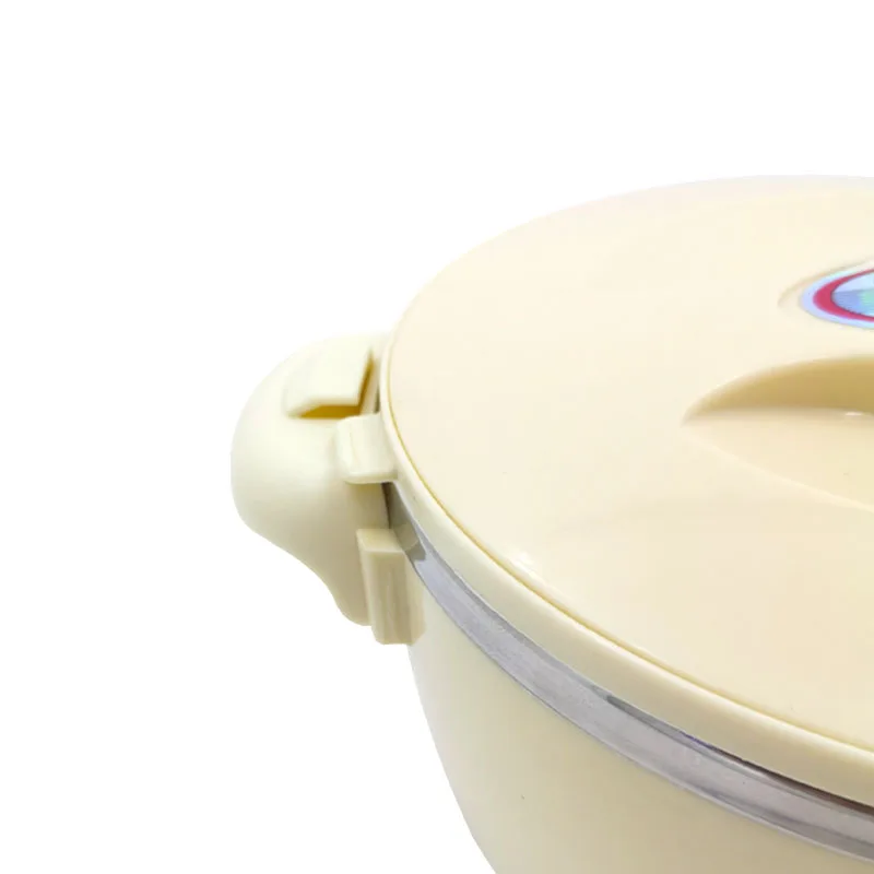 5pcs Set Foam insulation double ears stainless steel food container set