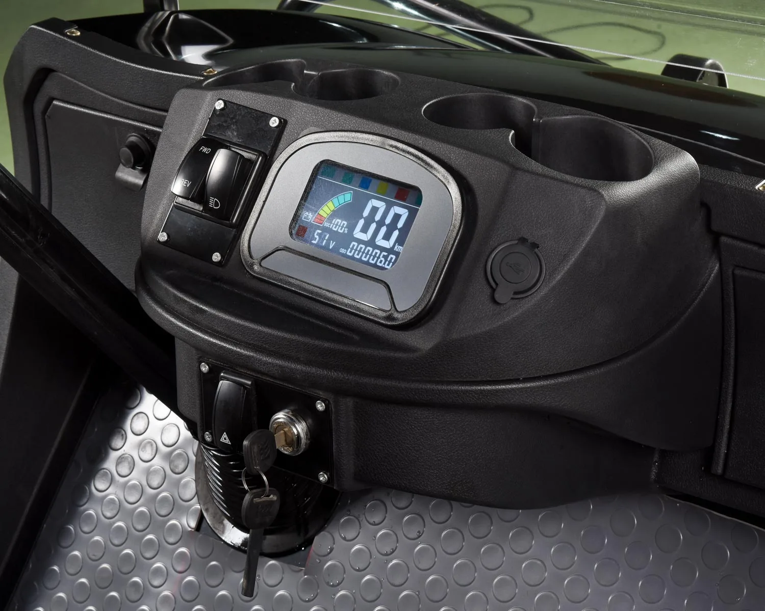 Customized Lifted Electric 4x4 Golf Cart 6 Seat Dune Buggy with Utility Box LED Screen Music  With High Popularity