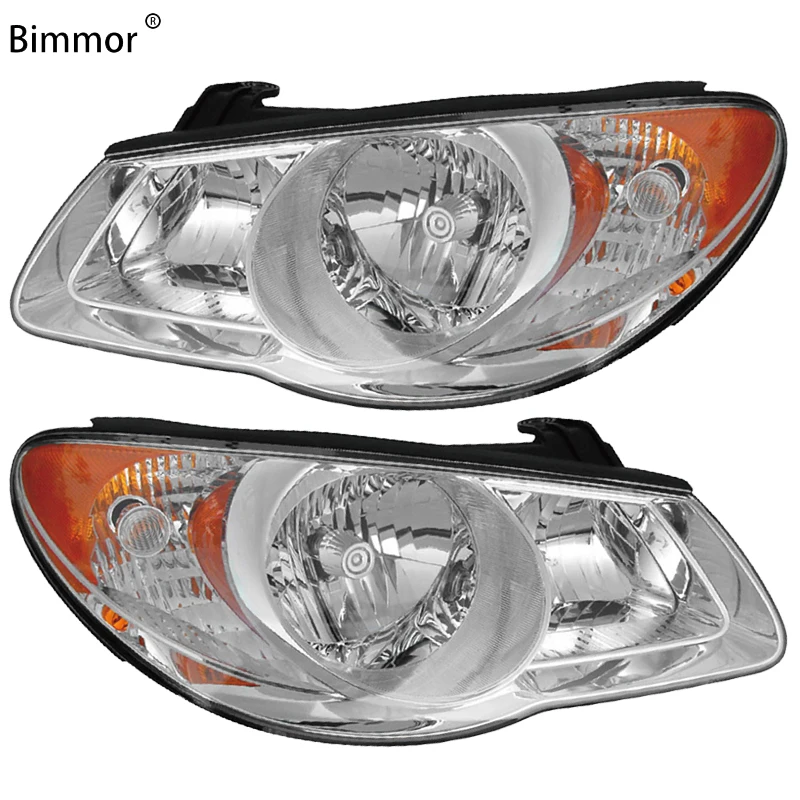 BIMMOR car headlights for Hyundai Elantra USA version headlamp Halogen lamp factory OEM aftermarket replacement