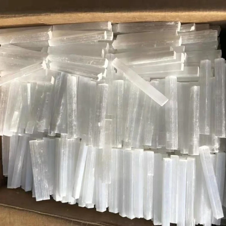 Wholesale Natural Selenite Reiki Stone Points Healing Raw White Gypsum Wand