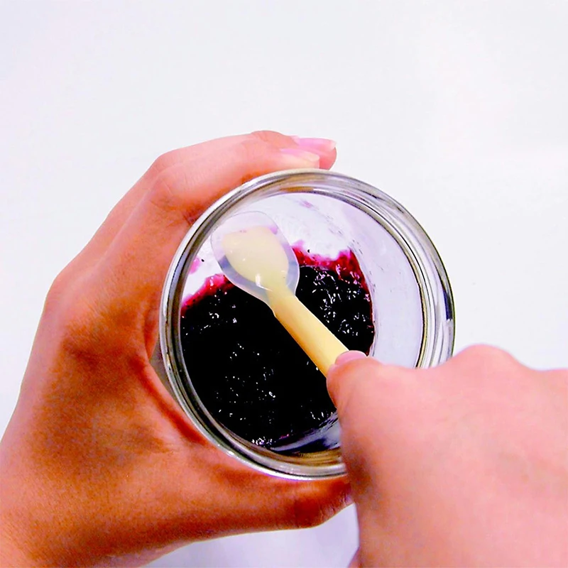 Longer handle weaning cleaner soft rubber baby silicone thermomix spoon