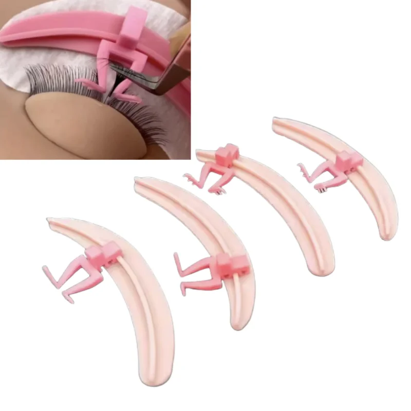 Easy isolation lash extension tool beginner reusable quick separation frog silicone eyelash separator