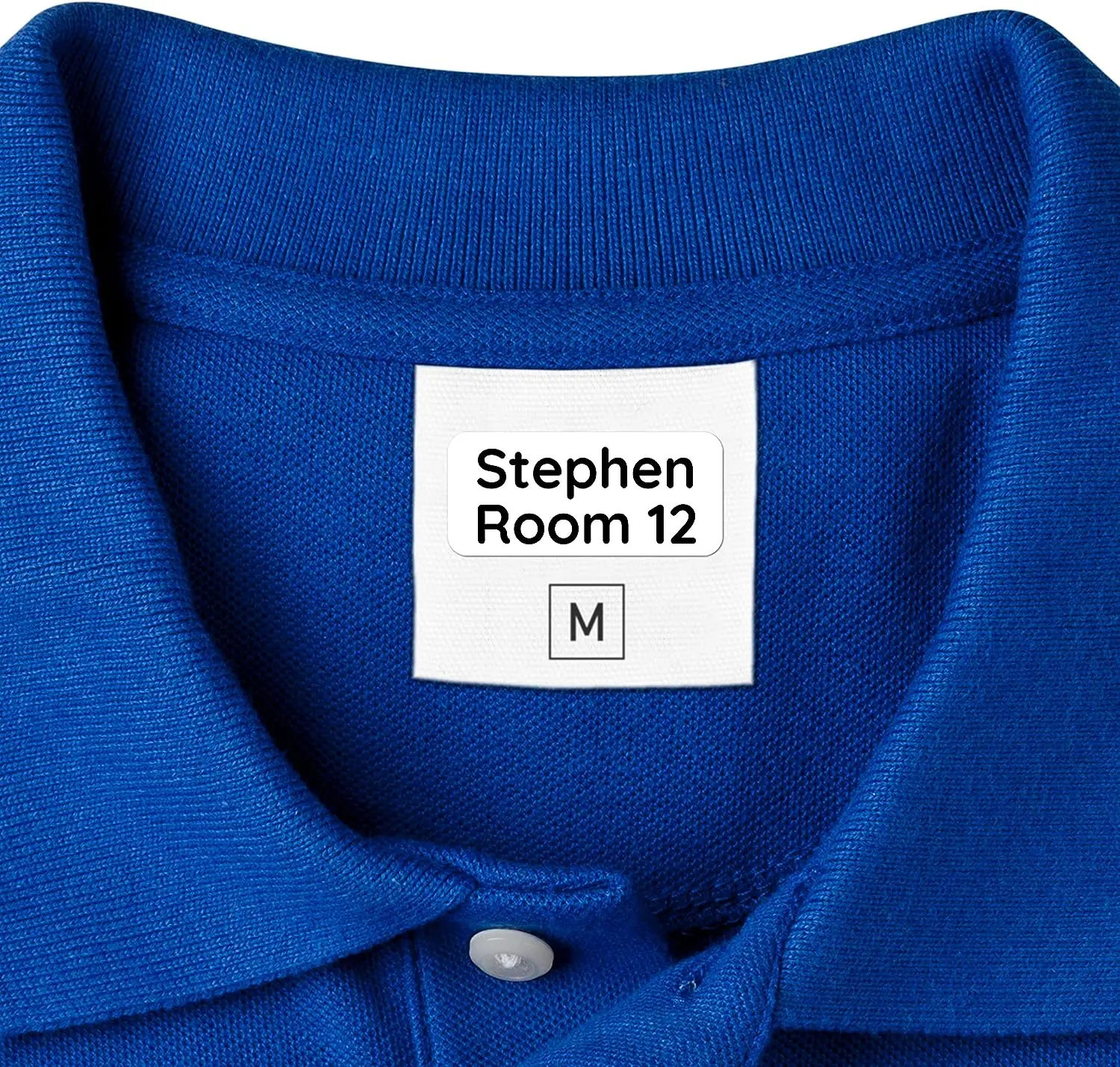 Clothing Labels No-Iron Label Stickers, Write-on & Self-Stick Name Tags Fabric Labels for Daycare Supplies,Clothing, Laundry