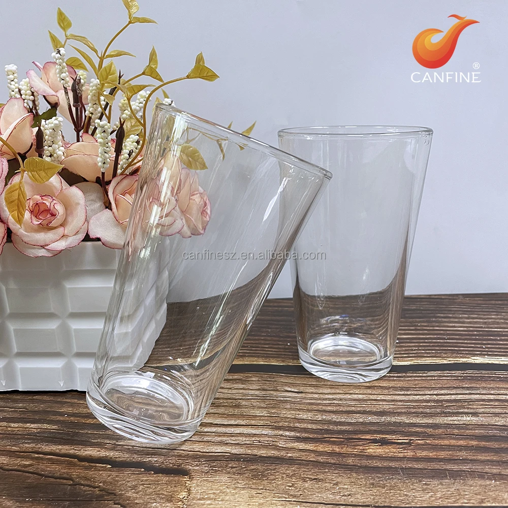 High Borosilicate Glass Home Glassware Glass Water Juice Cups Tumbler Decal Printing Drinking Glass Mug