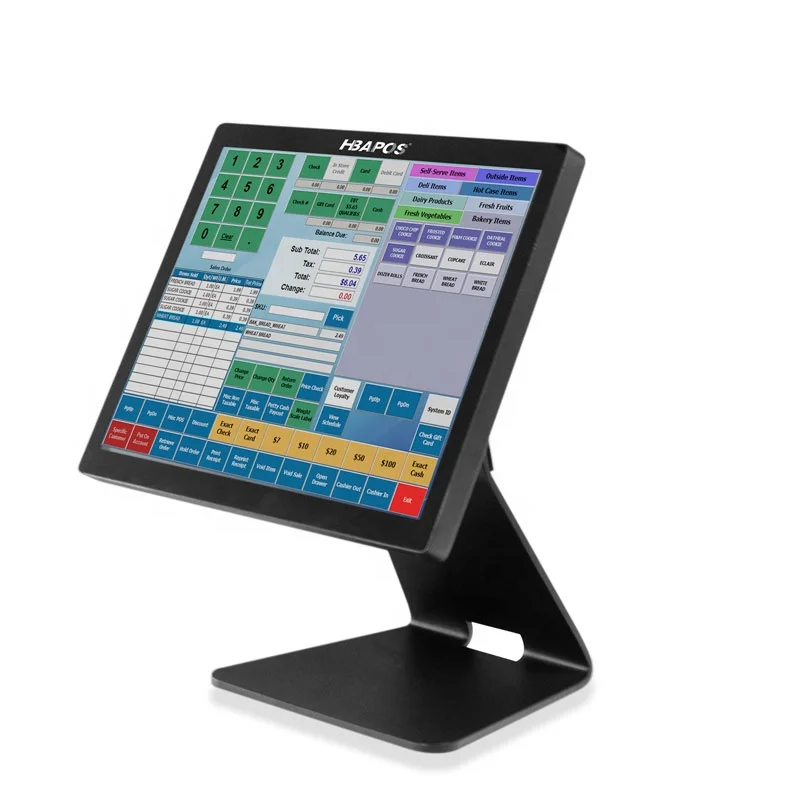 Hot sale All in one  Touch Screen monitor Retail  cash register display POS system