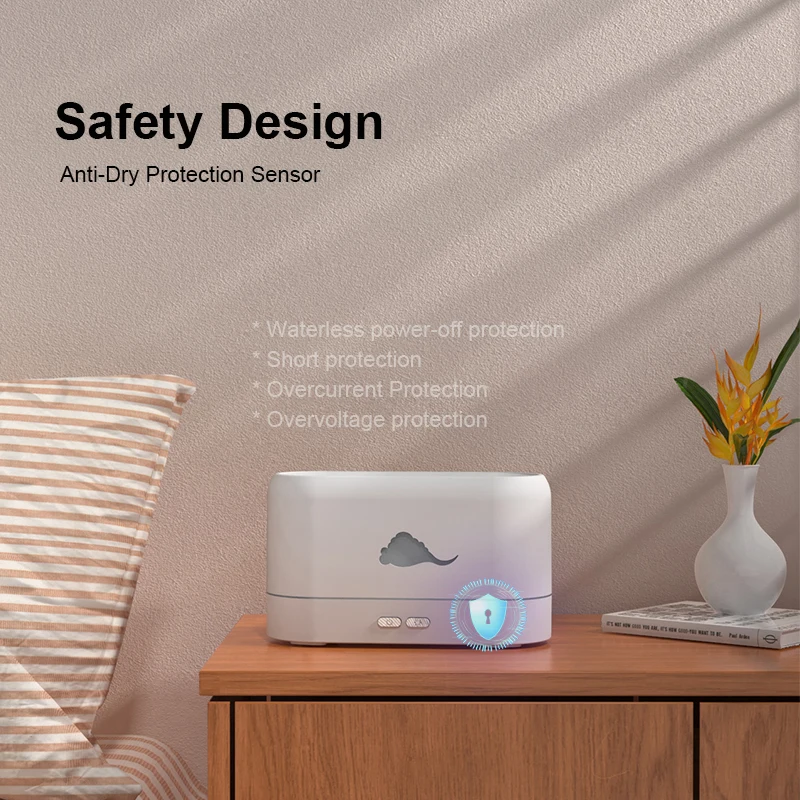 Hot Sale Remote Control USB 3D Flame Ultrasonic Cool Mist Air Humidifier Essential Oil Aroma Flame Diffuser